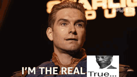 A Man Says I 'M The Real True GIF