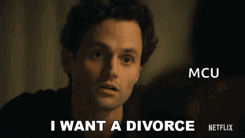 A Man Says " I Want A Divorce " In A Netflix Advertisement GIF