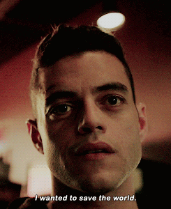 A Man Says I Wanted To Save The World In A Dark Room GIF