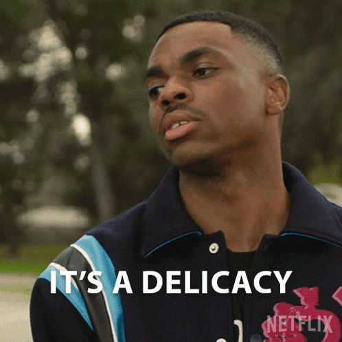 A Man Says It 'S A Delicacy In A Netflix Ad GIF