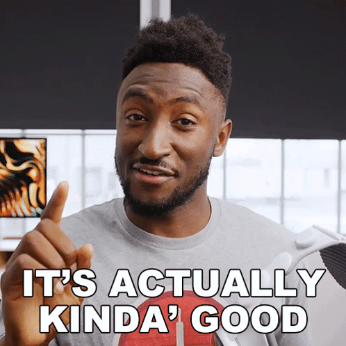 A Man Says It 'S Actually Kinda Good With His Finger GIF
