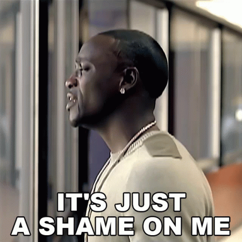 A Man Says It 'S Just A Shame On Me On A Screen GIF