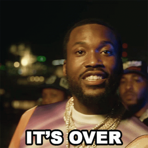 A Man Says It 'S Over While Smiling GIF