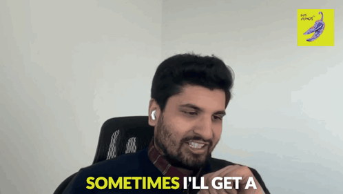 A Man Says Sometimes I 'Ll Get A In A Video GIF