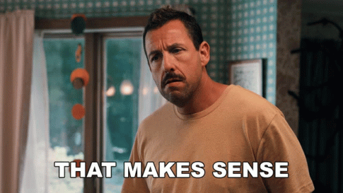 Man Saying That Makes Sense GIF