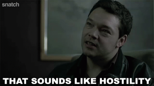 A Man Says That Sounds Like Hostility In A Snatch Advertisement GIF