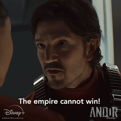 Man Says The Empire Cannot Win Disney Star Wars GIF