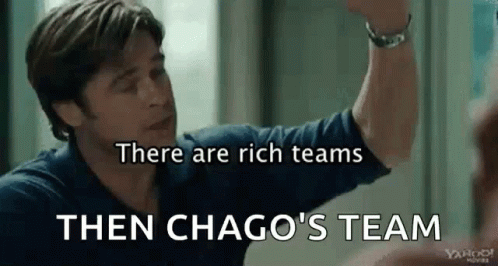 A Man Says There Are Rich Teams Then Chago 'S Team . GIF