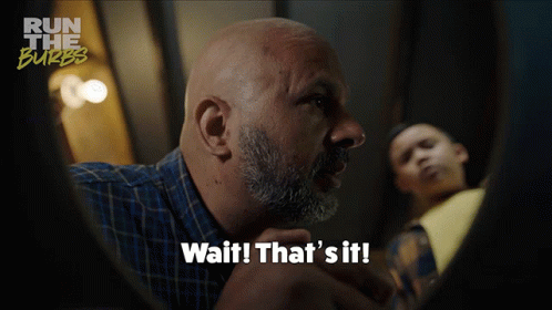 A Man Says Wait That 'S It In A Run The Burbs Ad GIF