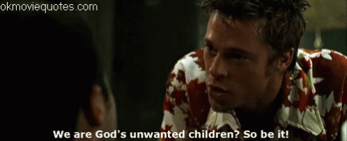 A Man Says We Are God 'S Unwanted Children GIF