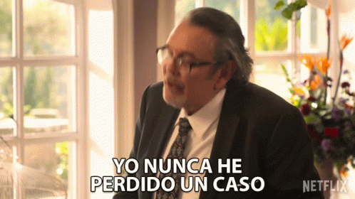 A Man Says Yo Nunca He Perdido Un Caso In Spanish GIF
