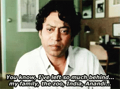 A Man Says " You Know I 'Ve Left So Much Behind My Family " GIF