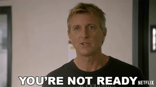 Man Saying You're Not Ready In Netflix Ad GIF
