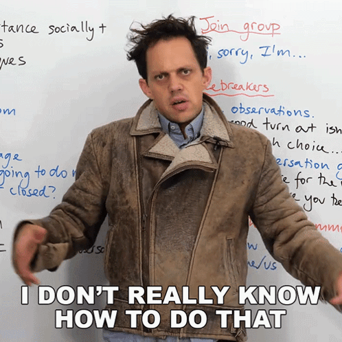 Man Standing In Front Of Whiteboard GIF