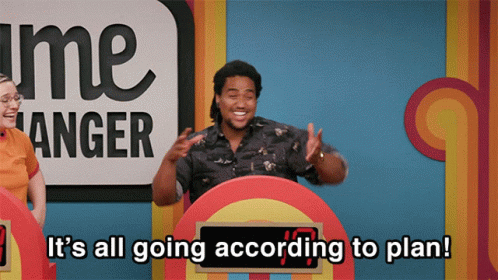 Man At Podium Saying It's All Going According To Plan GIF