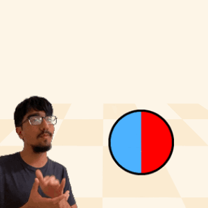 A Man Stands In Front Of A Bouncer + Speedy Bouncerspeedy Logo GIF