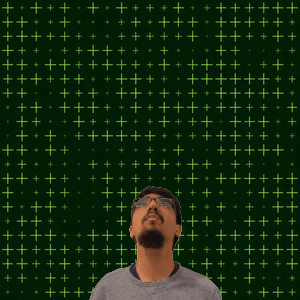 A Man Stands In Front Of A Green Background With The Number 31 On It GIF