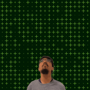A Man Stands In Front Of A Screen With The Number 11 On It GIF
