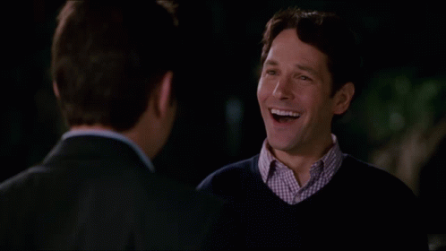 A Man Talking To Another Man With The Words " I Will See You There Sir " On The Bottom GIF