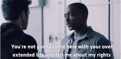 A Man Talking To Another Man With The Words You 'Re Not Gonna Come Here With Your Over GIF