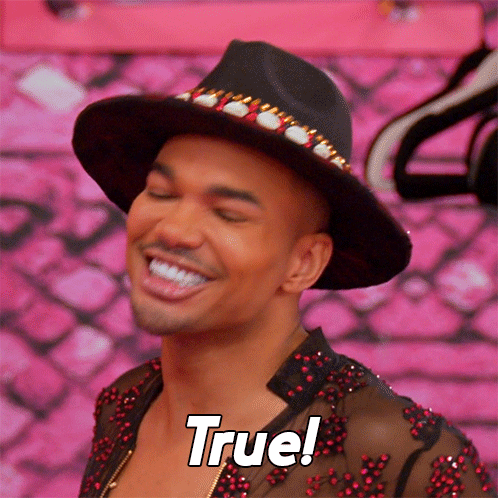 Man In Black Hat Smiling With True On Face GIF
