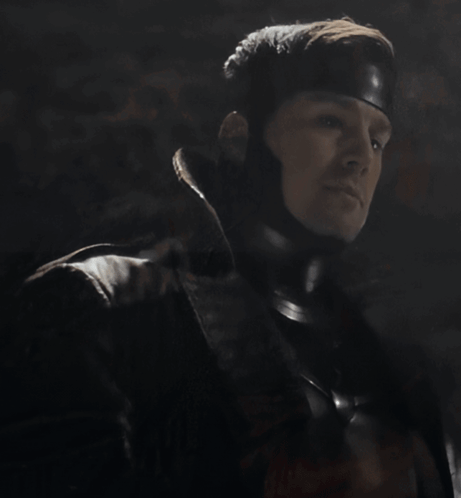 A Man Wearing A Black Headband And A Black Jacket GIF