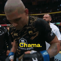 A Man Wearing A Black Shirt That Says Chama GIF