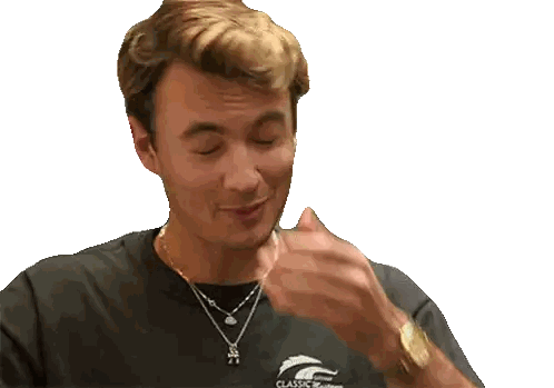 a man wearing a black t-shirt that says classic on it