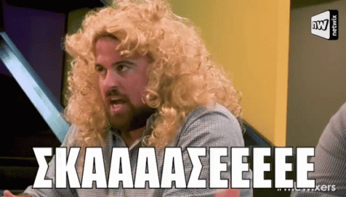 A Man Wearing A Blonde Wig Says Skaaaaseeeeee GIF