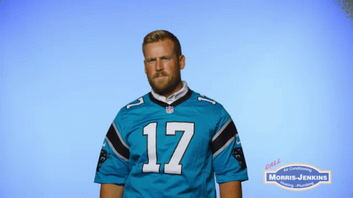 A Man Wearing A Blue Jersey With The Number 17 GIF
