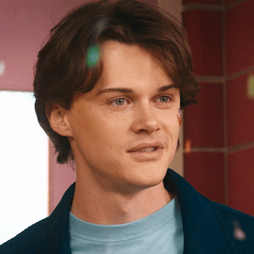 Man In Blue Shirt And Jacket GIF
