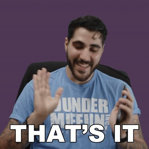 A Man Wearing A Blue Shirt That Says " Under Mifflin " GIF