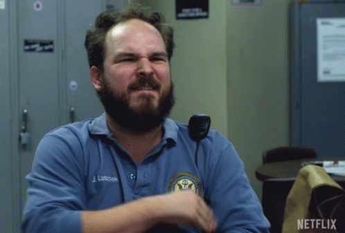A Man Wearing A Blue Shirt With The Name J. Lee On It Giving A Thumbs Up GIF