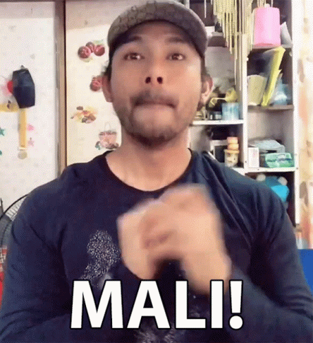 Man Making Funny Face Says Mali GIF