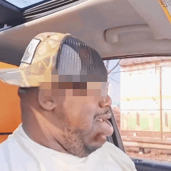 A Man Wearing A Hat With The Letter S On It GIF