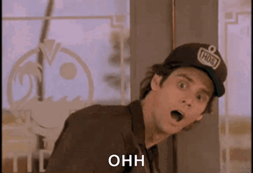 A Man Wearing A Hat With The Word Ohh On It GIF