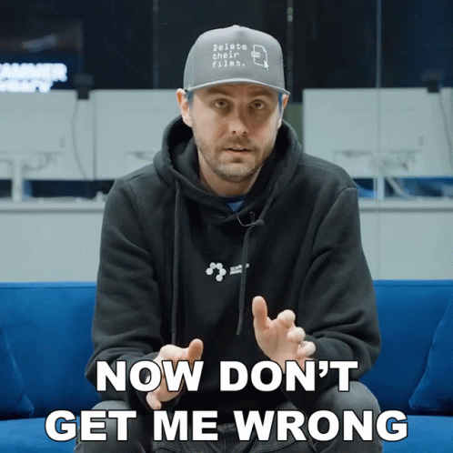 A Man Wearing A Hoodie And A Hat Says Now Do N't Get Me Wrong GIF