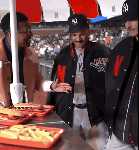 A Man Wearing A Jacket That Says Mvp 2020 On It GIF