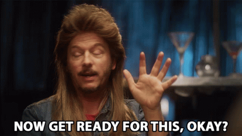 A Man Wearing A Mullet Says Now Get Ready For This Okay GIF