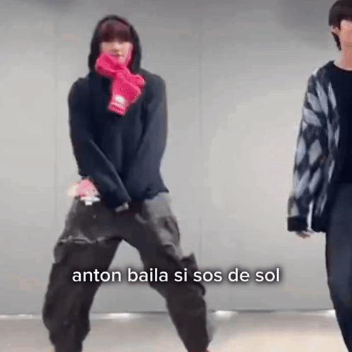 Man Dancing With Anton Baila Si Sos De Sol Behind Him GIF