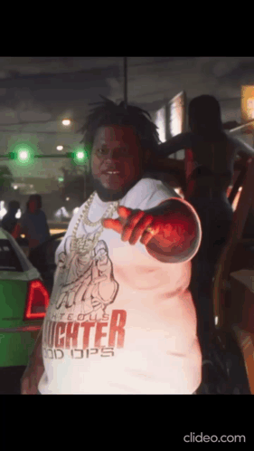 A Man Wearing A Shirt That Says " Richter " On It GIF