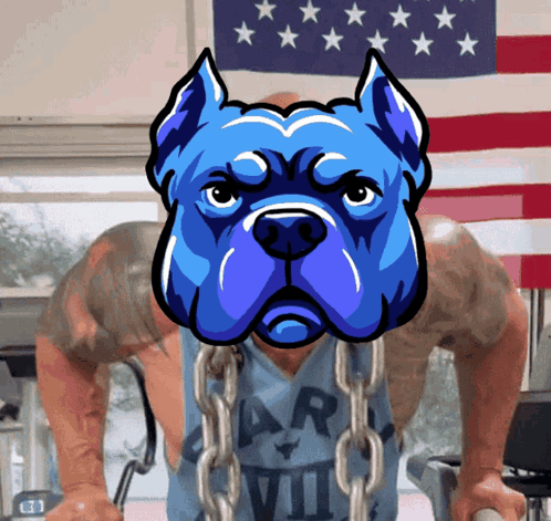a man wearing a shirt with the number vii on it is doing push ups