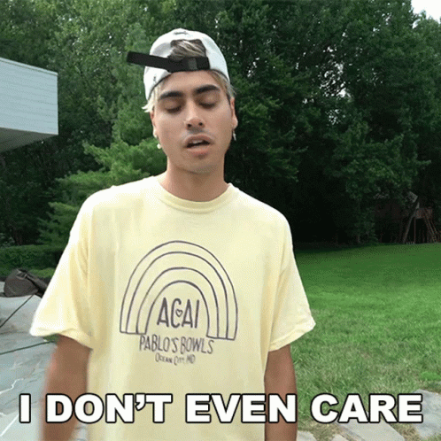 A Man Wearing A T-Shirt That Says Acai Pablo 'S Bowls On It GIF