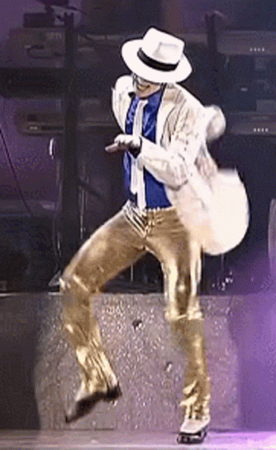 Man In White Hat And Gold Pants Dancing GIF