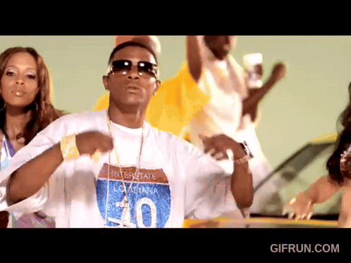 A Man Wearing A White Shirt That Says Interstate 10 On It GIF