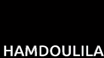 A Man Wearing An Orange Jacket And Tie Says Hamdoulia On The Screen GIF