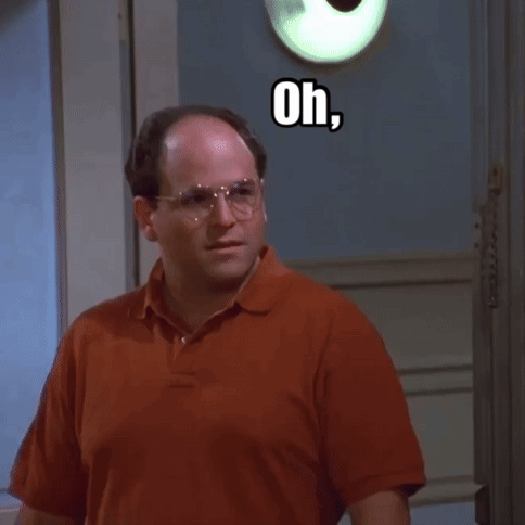 A Man Wearing Glasses And A Red Shirt Says " Oh Yeah Real Good " GIF