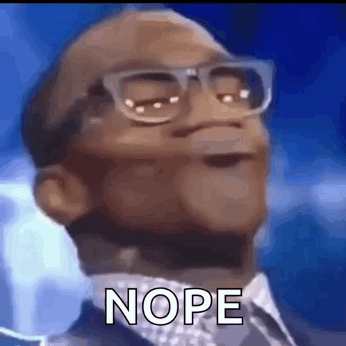 Man With Glasses Making Funny Face GIF