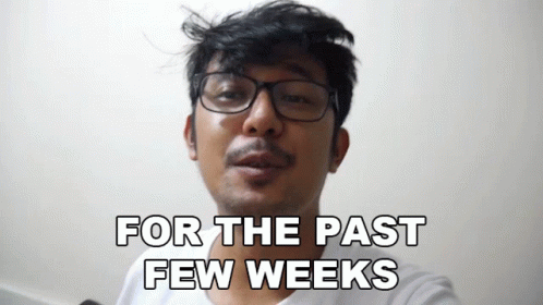 A Man Wearing Glasses And A White Shirt Says For The Past Few Weeks GIF