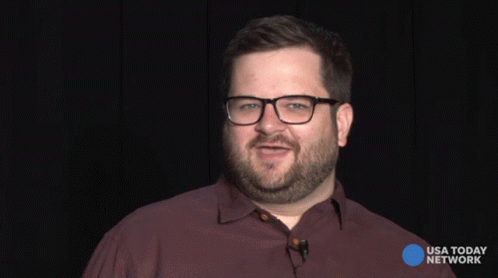 A Man Wearing Glasses Says " I Can 'T Believe You Broke Edge " GIF